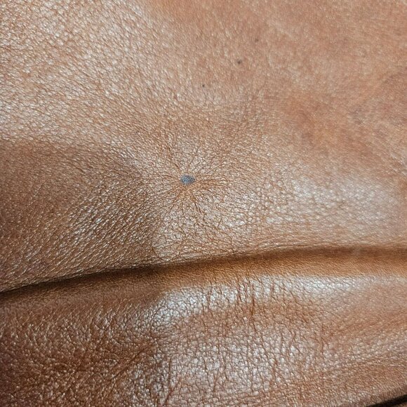 Vintage Victoria Leather Brown Crossbody Tulip Bag Multiple Storage Pockets - Picture 14 of 16